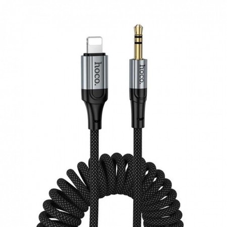 Кабель AUX to Lightning Hoco UPA33A 1м нейлонова оплетка для iPhone