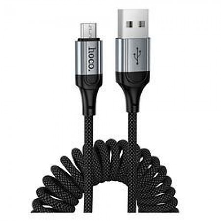 Кабель Micro USB Hoco X121 2.4A 1м нейлоновая оплётка быстрый заряд
