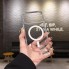 Чехол TPU no brand для iPhone 17 Pro Max прозрачный с MagSafe, оранжевый