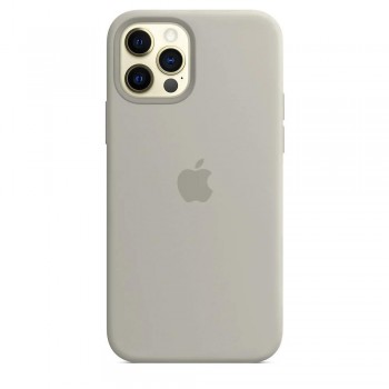 Чехол силиконовый для iPhone 17 полноразмерный серый, матовое покрытие