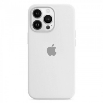 Чехол силиконовый для iPhone 17 Pro белый матовый защита камеры