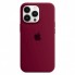 Силиконовый чехол no brand для iPhone 17 Pro Max полноразмерный сливовый