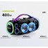 Портативна колонка Hopestar A85 400Вт Bluetooth 5.3 RGB-підсвічування Синя