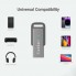 Bluetooth аудио ресивер Earldom ET-BR22 USB, компактный, с ремешком