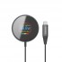 Беспроводное зарядное устройство Earldom ET-WC67 с LED-дисплеем, Type-C, 15W