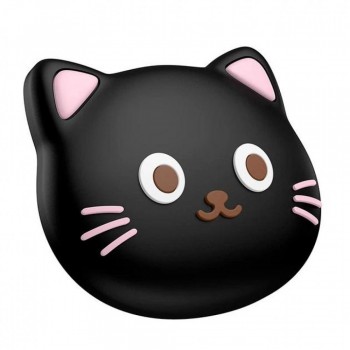 Брелок-антипотеря Hoco E91D для Apple Find My, черный, форма кота