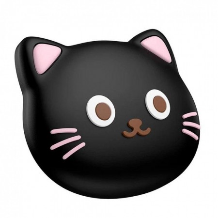 Брелок-антипотеря Hoco E91D для Apple Find My, черный, форма кота