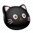 Брелок-антипотеря Hoco E91D для Apple Find My, черный, форма кота