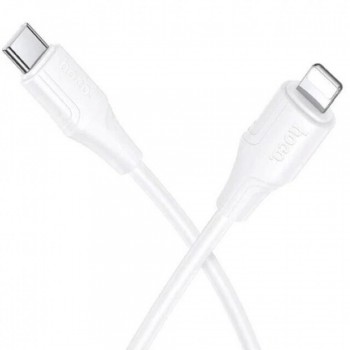 Кабель USB-C to Lightning Hoco X124 27W PD 1м белый