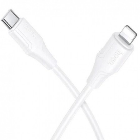 Кабель USB-C to Lightning Hoco X124 27W PD 1м білий