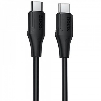 Кабель USB Type-C to Type-C Hoco X124 60W 1м чорний