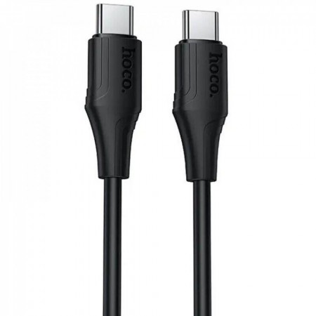 Кабель USB Type-C to Type-C Hoco X124 60W 1м чорний