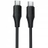 Кабель USB Type-C to Type-C Hoco X124 60W 1м чорний