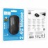 Беспроводная мышь Hoco GM42 2.4G 800/1200/1600 DPI с тихими кликами, чёрная