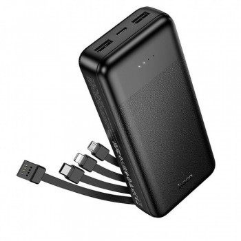 Повербанк Hoco J163A 20000mAh 22.5W с кабелями Type-C Lightning MicroUSB