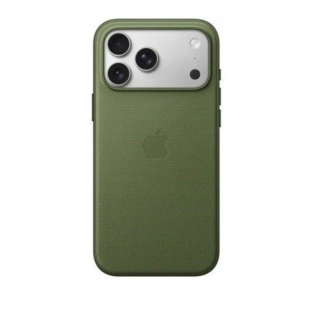Чохол TechWoven для iPhone 17 Pro зелений текстурований тонкий