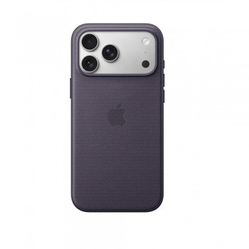Чехол TechWoven для iPhone 17 Pro Max фиолетовый тканевый тонкий