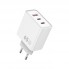 Мережевий зарядний пристрій WiWU Wi-G005 65W 2xUSB-C 1xUSB-A GaN