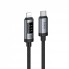 Кабель USB-C to Lightning Hoco U148 27W PD нейлонова оплетка 1м