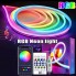 LED стрічка Evermor Neon Rope RGB 3м з пультом і Bluetooth, 5V, IP65