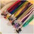 Шнурок на шею no brand Knitting Ultraviolet плетёный для телефона, разноцветный