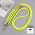 Шнурок на шею Color Cord неоновый желтый, универсальный, крепкий