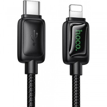 Кабель USB-C to Lightning Hoco U146 30W PD, нейлоновая оплетка, 1 метр