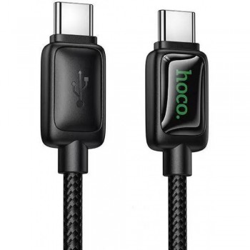 Кабель USB Type-C to Type-C Hoco U146 60W 1м нейлонова оплетка