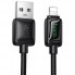 Кабель Lightning Hoco U146 2.4A 1м нейлоновая оплетка для зарядки и передачи данных