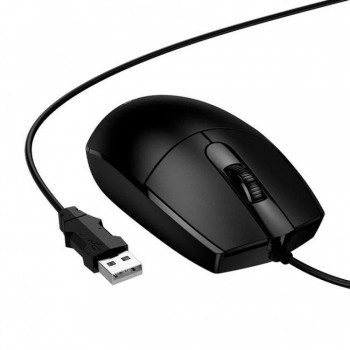 Дротова миша Hoco GM50 офісна 1000 DPI USB чорна