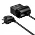 Мережевий фільтр Hoco AC33 2500W 1 розетка 2 USB-C 1 USB-A 30W 1.5м