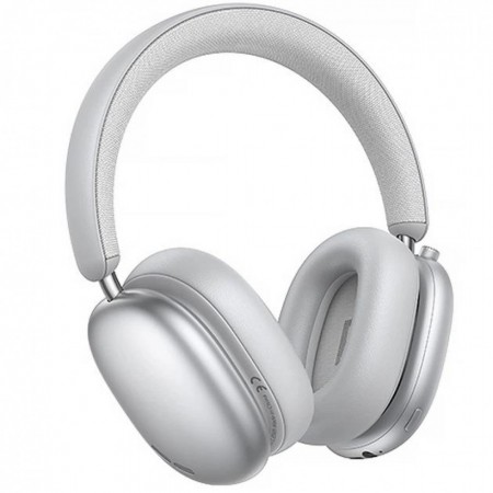 Навушники Bluetooth Hoco W63 сріблясті, бездротові, повнорозмірні