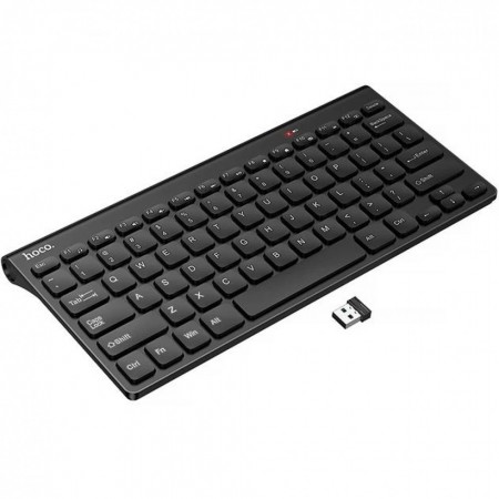 Клавіатура Hoco GM70 бездротова 2.4G, 78 клавіш, компактна, чорна