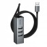 USB хаб Hoco HB1D 3 порта USB 2.0, RJ45, алюминиевый корпус, плетёный кабель