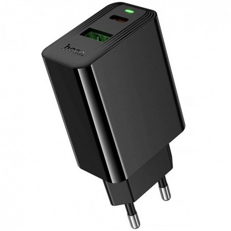 Мережевий зарядний пристрій Hoco CS94A 20W PD QC3.0, 2 порти, швидка зарядка