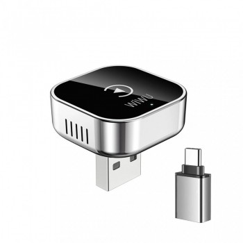 CarPlay адаптер WiWU Wi-CP003 2-в-1 USB-A и USB-C, авто подключение