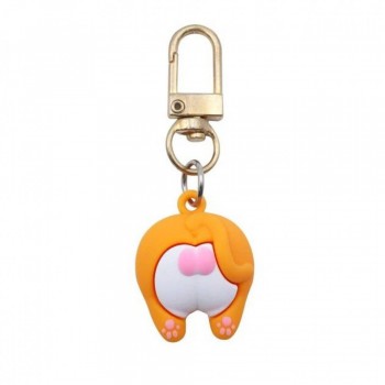 Брелок Creatures Hamster Yellow Boy м'який силіконовий, жовтий хом'як