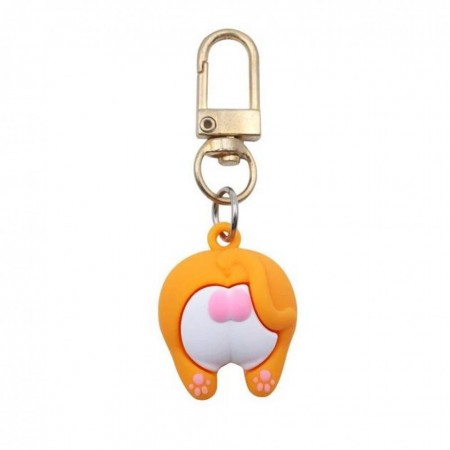Брелок Creatures Hamster Yellow Boy м'який силіконовий, жовтий хом'як