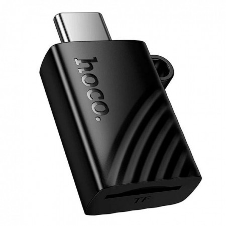 Картридер Hoco HB53 USB Type-C TF до 1TB 480Mbps чорний
