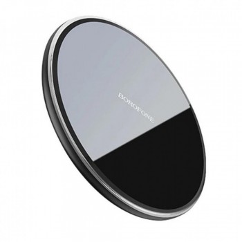 Беспроводное зарядное устройство Borofone BQ3 Pro 15Вт алюминий LED