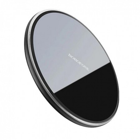Беспроводное зарядное устройство Borofone BQ3 Pro 15Вт алюминий LED