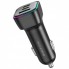Автомобильное зарядное устройство Borofone BZ28C 60W 1USB 2Type-C RGB