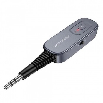 Bluetooth аудіоресивер Borofone BC51 2-в-1, Bluetooth 5.0, AUX, акумулятор