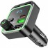 FM модулятор Borofone BC53 з Bluetooth, QC3.0, PD, USB, підсвіткою