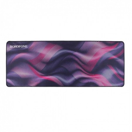 Коврик для мыши Borofone BG12 800x300 мм нескользящий дизайн волны