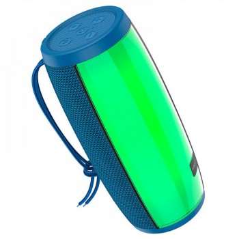 Портативная колонка Borofone BR20 Bluetooth 5.0, подсветка, 2400mAh, Navy Blue