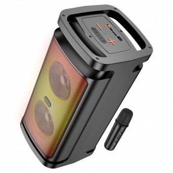 Портативная Bluetooth колонка Borofone BP25 с микрофоном, подсветкой, 20Вт