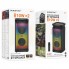 Портативна Bluetooth колонка Borofone BP25 з мікрофоном, підсвіткою, 20Вт