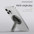 Подставка для телефона no brand Double Side Magnetic складная белая