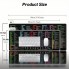Коврик для мыши no brand Excel большой, резиновый, с обшитыми краями, шпаргалка